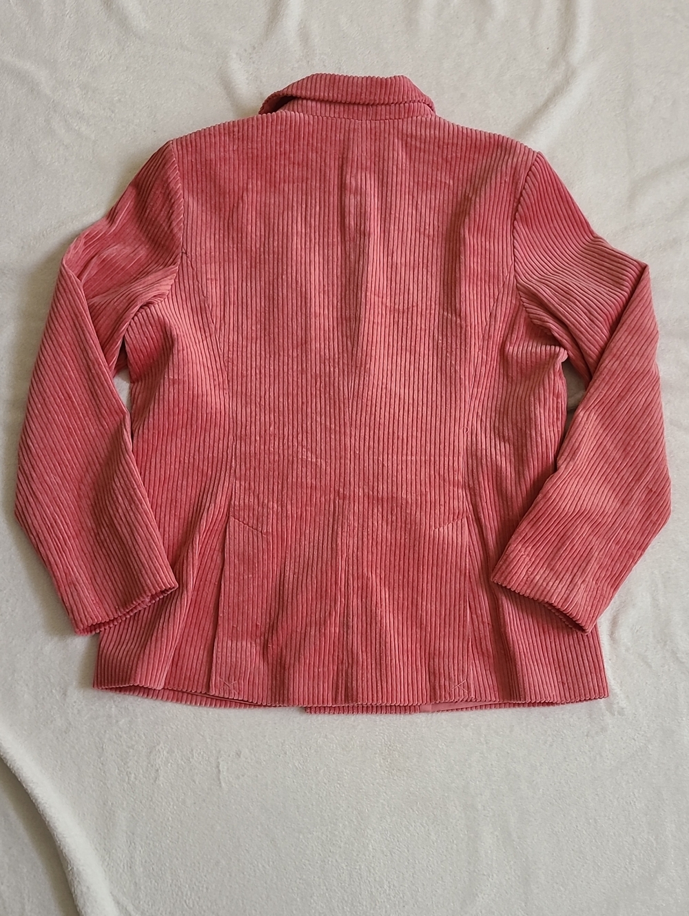 Rowing Blazers NEW Target Rose Pink Corduroy Double Breasted Jacket Large Coat - Picture 6 of 7